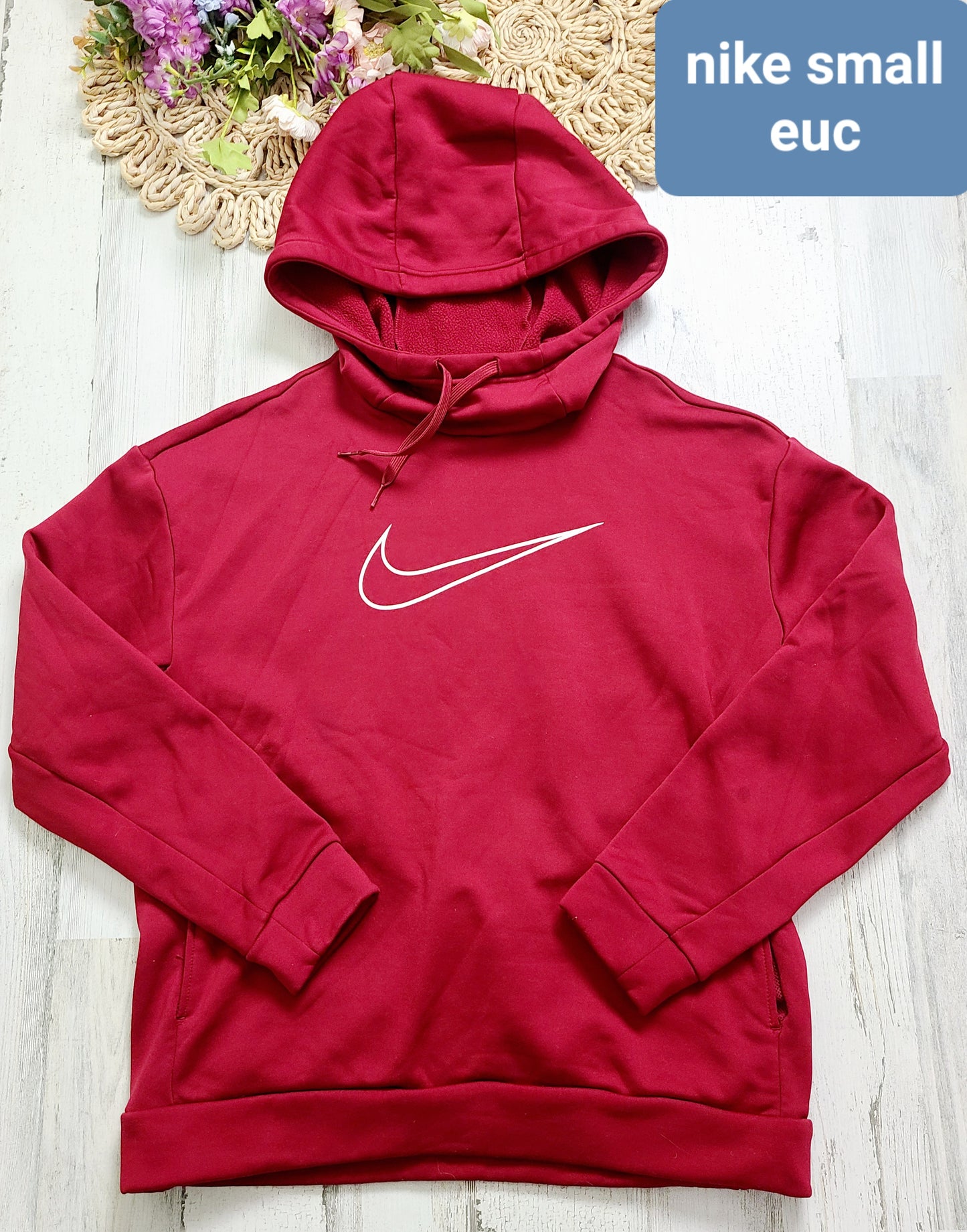 red hoodie nike womens