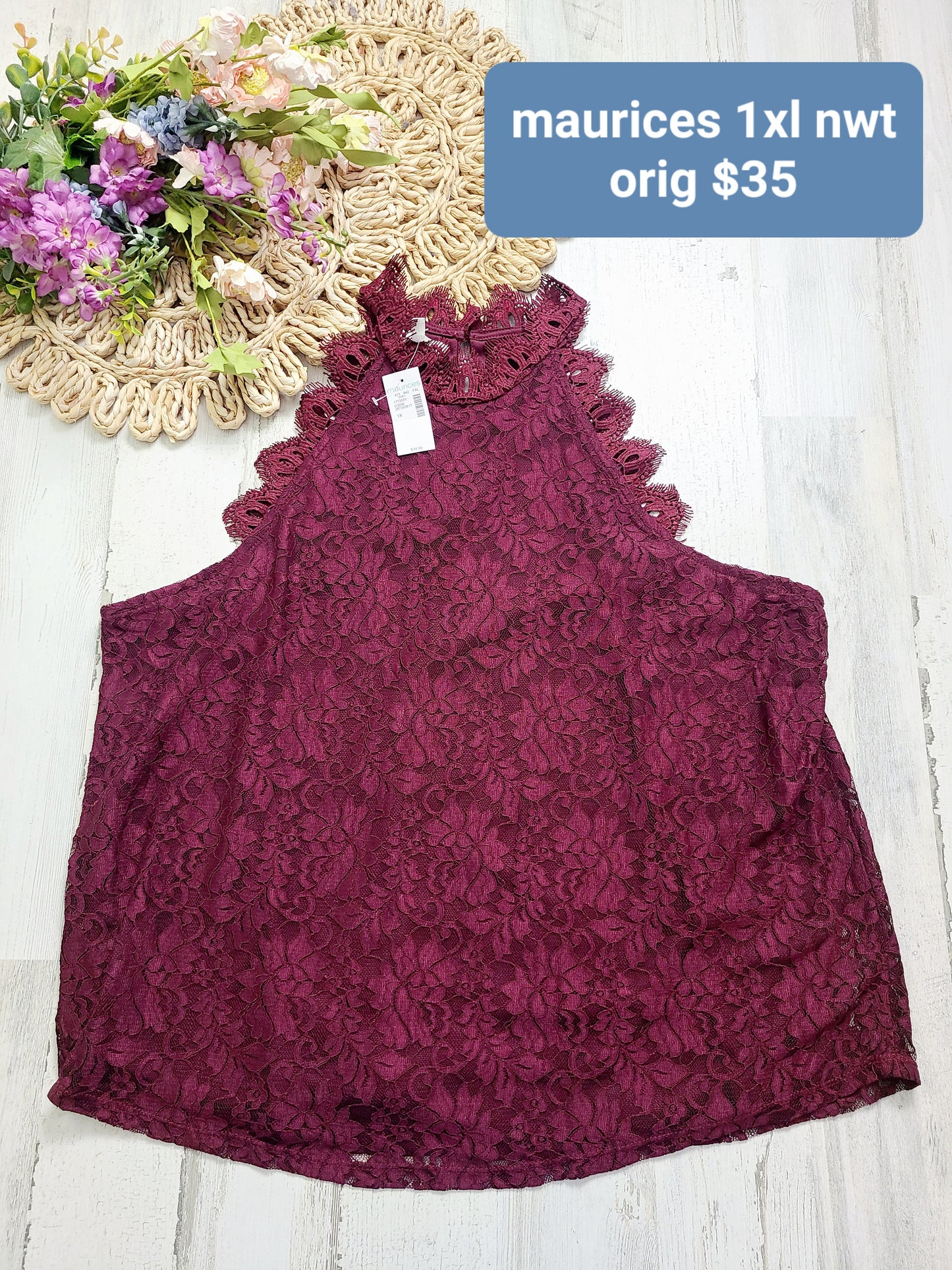 new lace maurices tank multiple colors