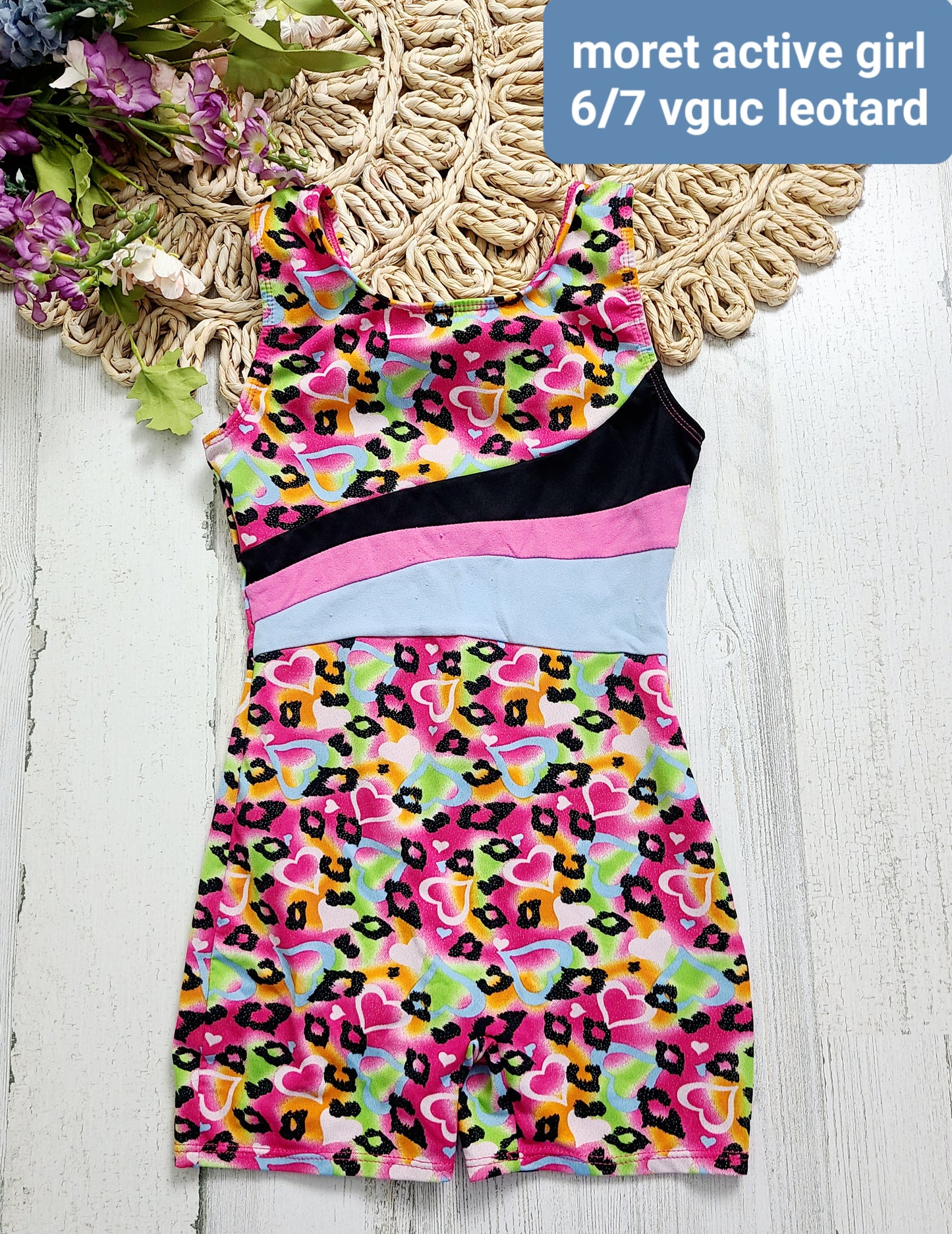 moret active girl 6/7y leotard