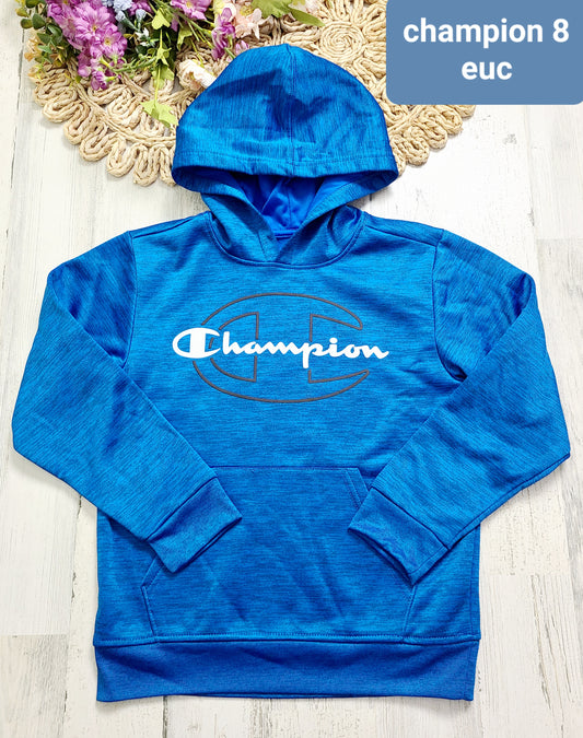 blue champion hoodie boys great condition