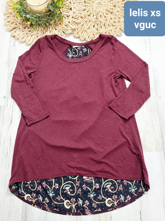 lelis mixed fabrics xs