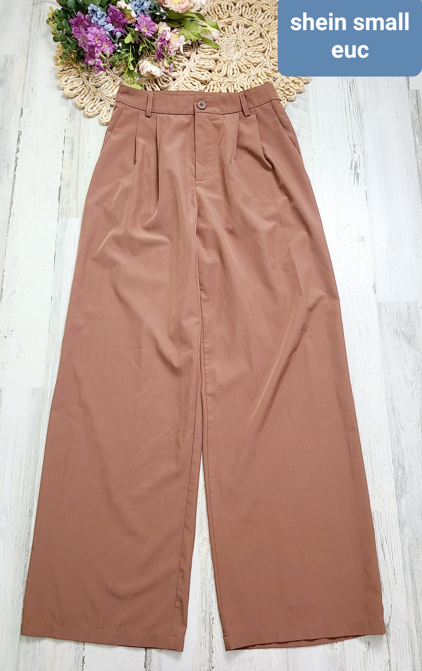 tan slacks shein