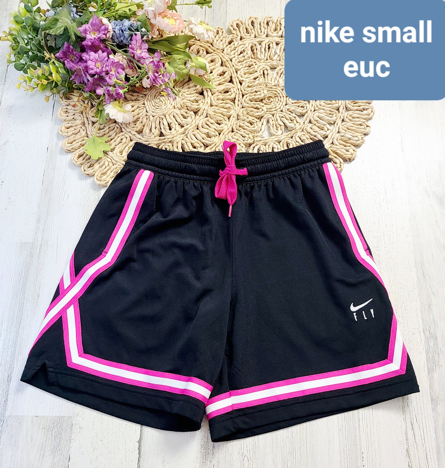 nike basketball shorts black pink