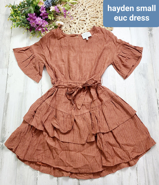 hayden flare short sleeve dress