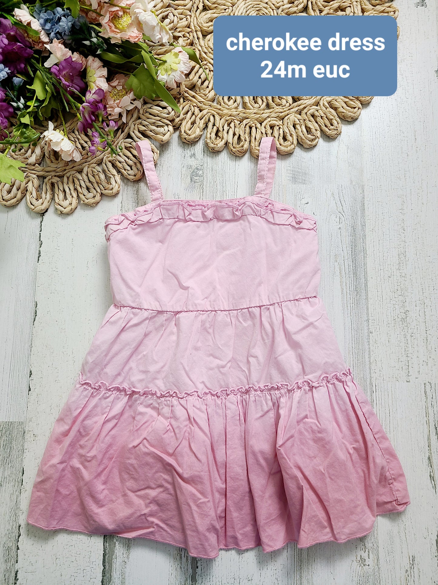 ombre pink dress cherokee