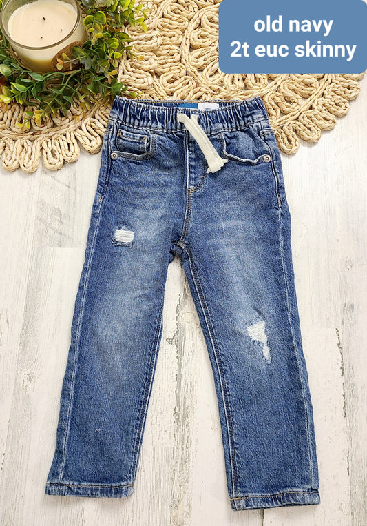distressed drawstring old navy skinny boys