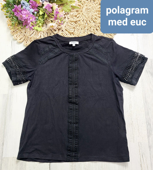 polagram black tee