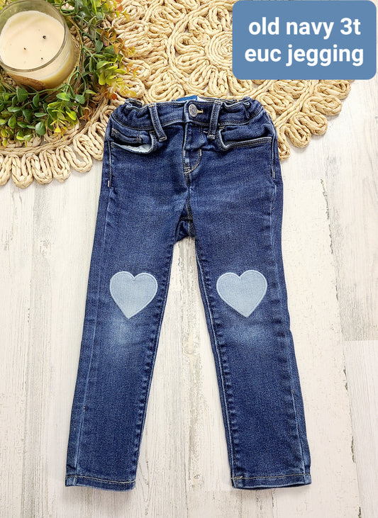 jeggings with hearts on knees old navy
