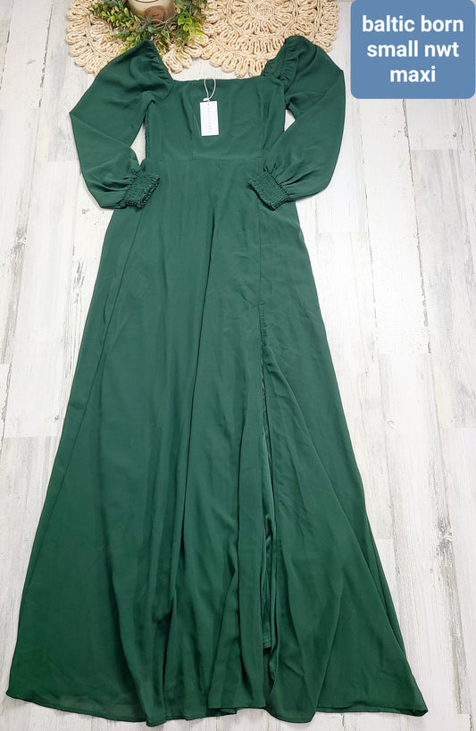 new green maxi dress baltic born