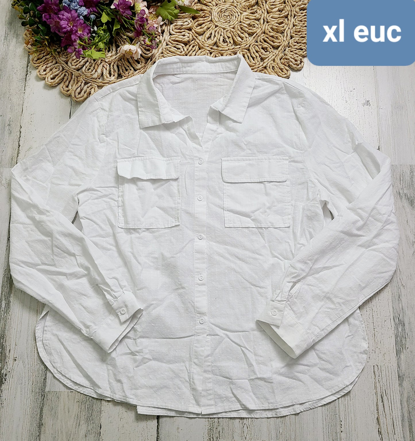 white blouse no brand xl