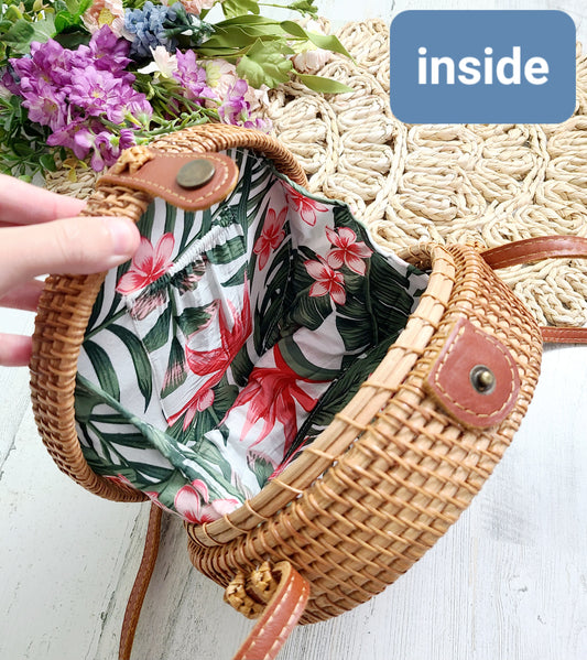 basket round purse