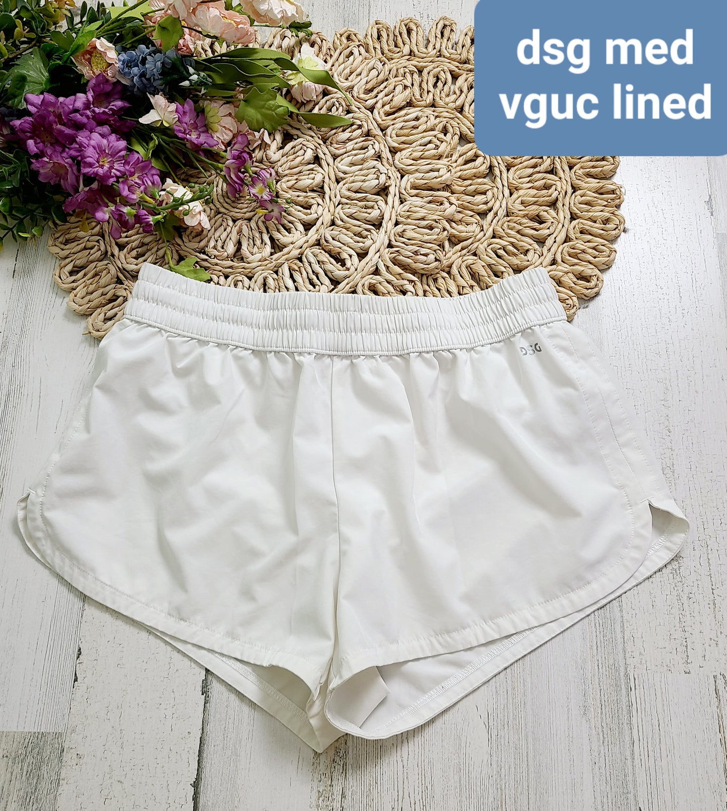 dsg off white shorts