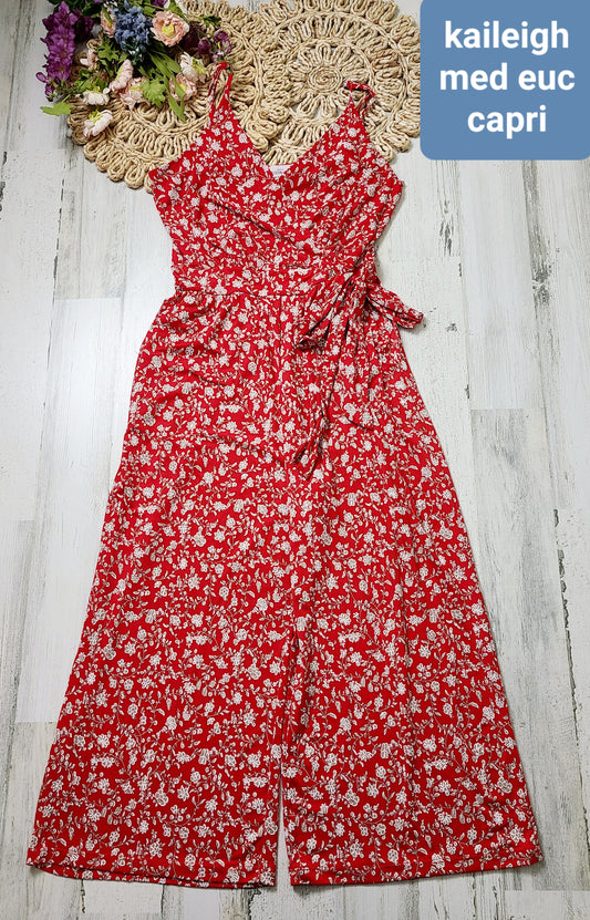 kaileigh red jumpsuit