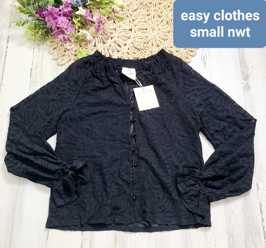 new easy clothes button down lace