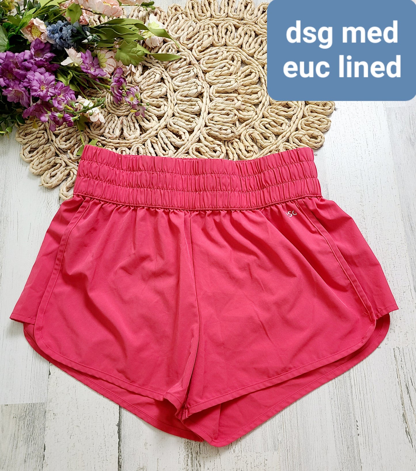 dsg pink lined shorts