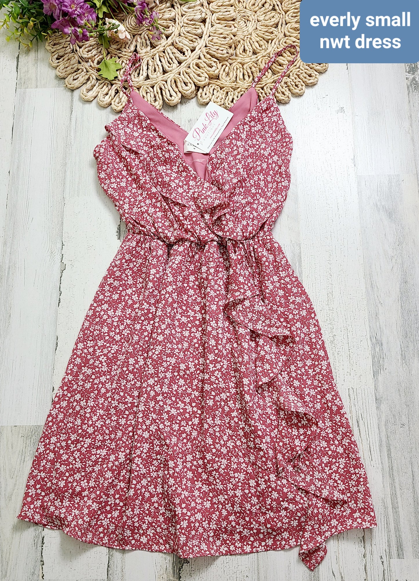 new everly pink dress