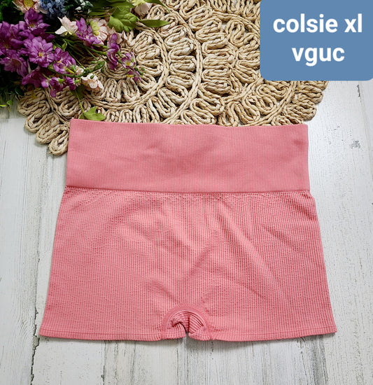 colsie ribbed pink shorts