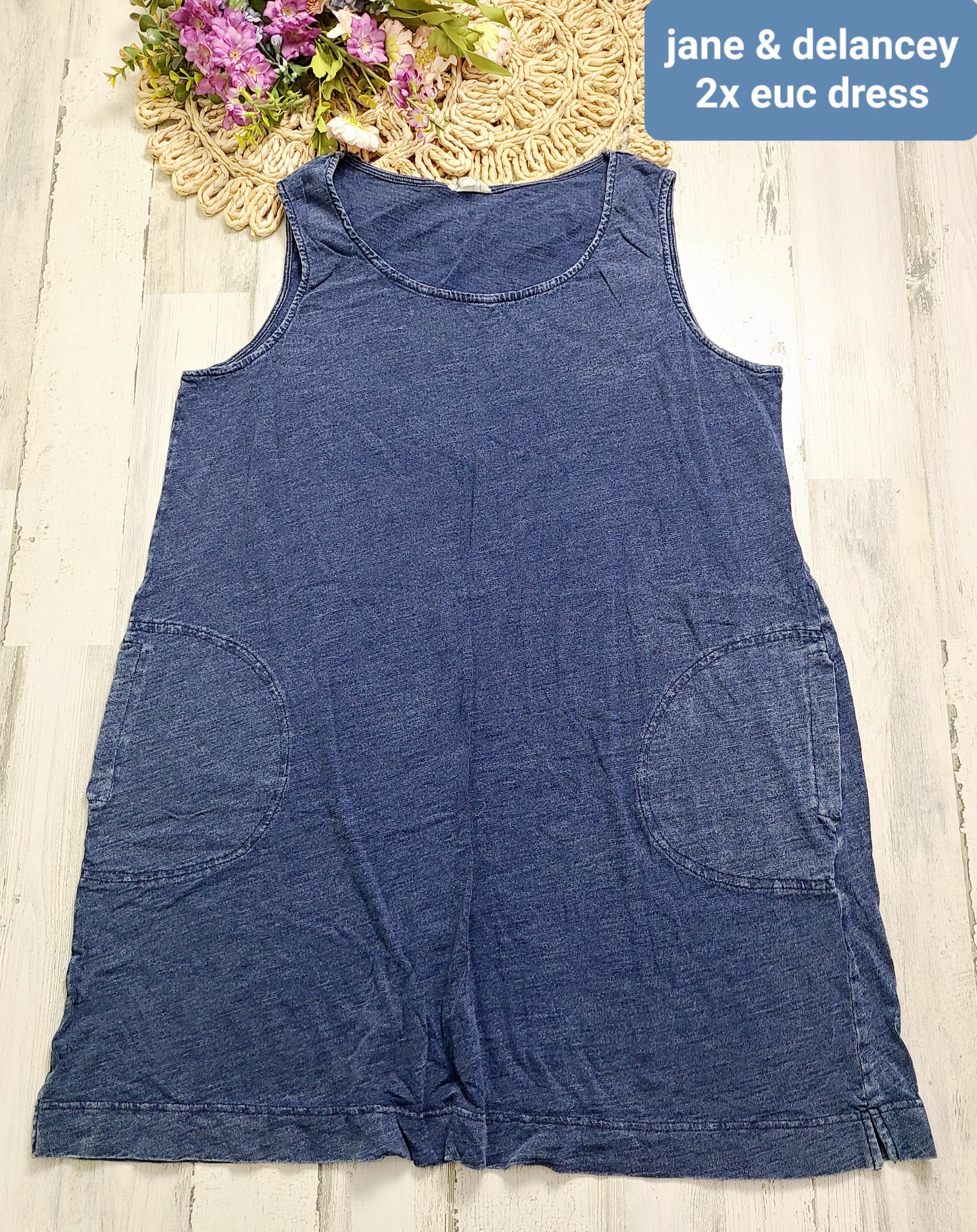 jane & delancey 2x dress with pockets