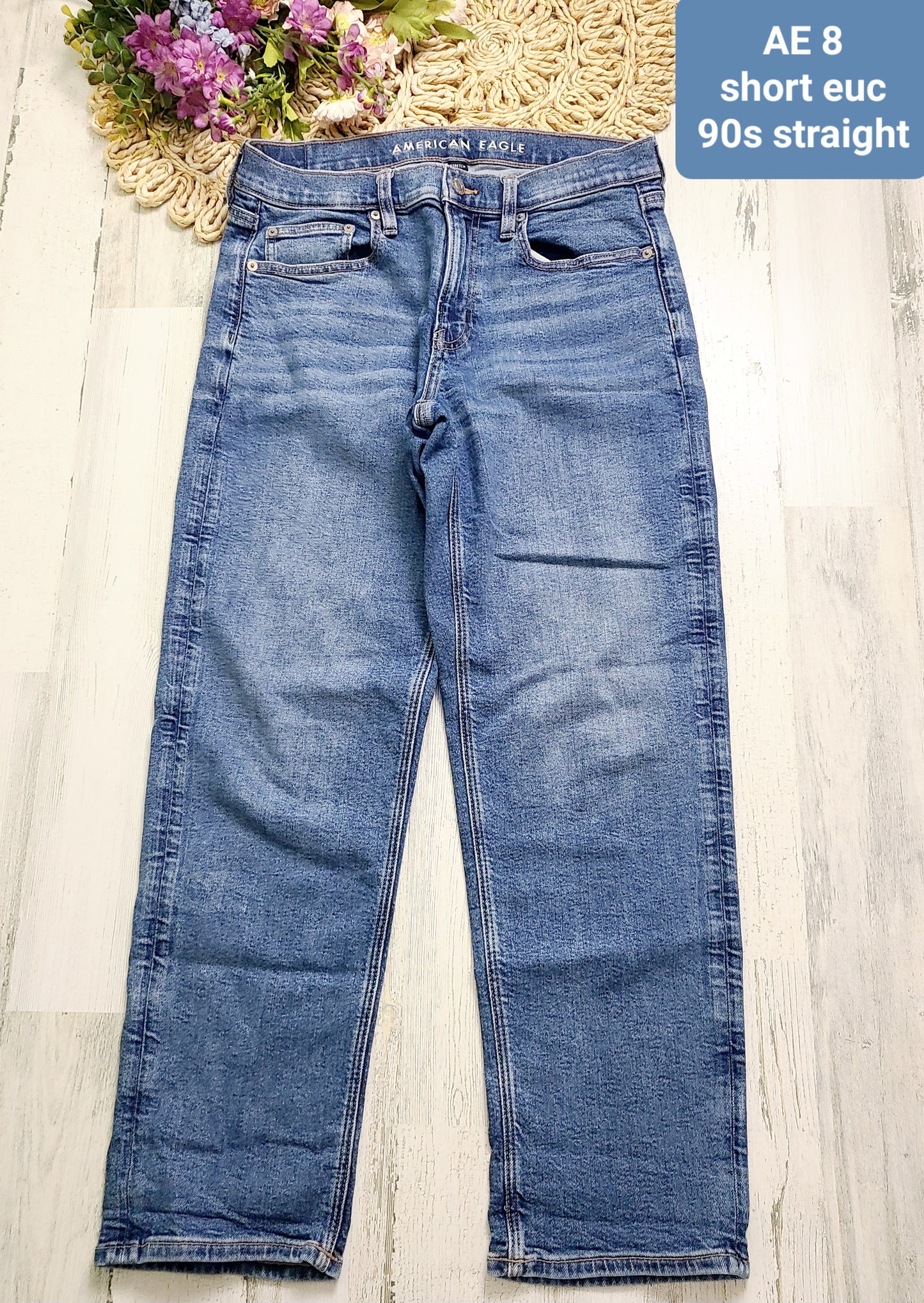 90s straight ae short