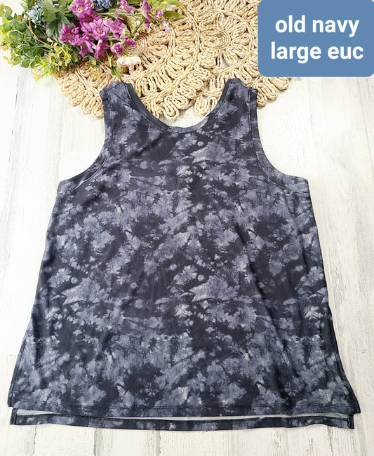 old navy gray tie dye