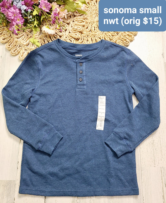 new blue sonoma henley boys