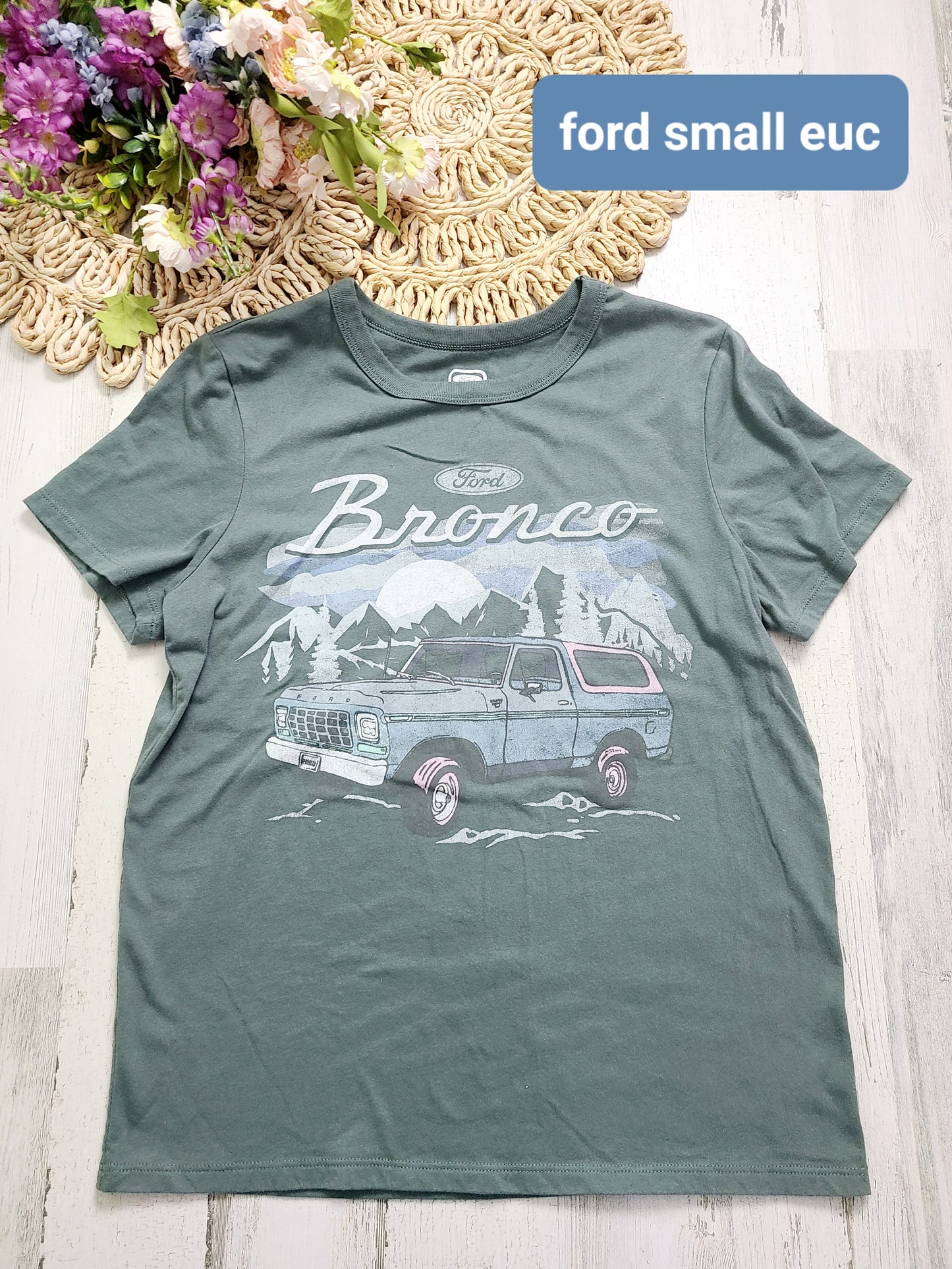 ford bronco small tee