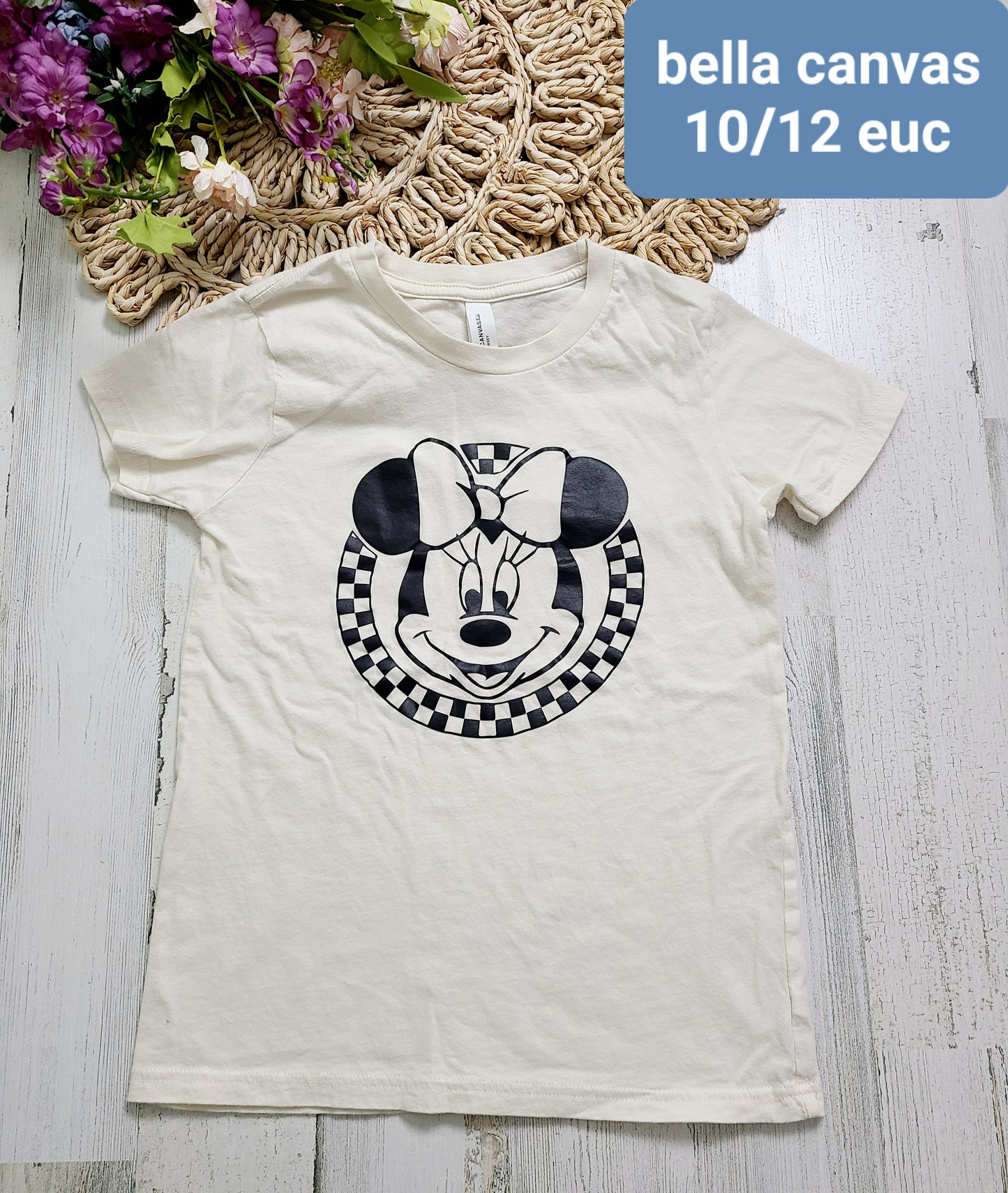 minnie bella canvas tee