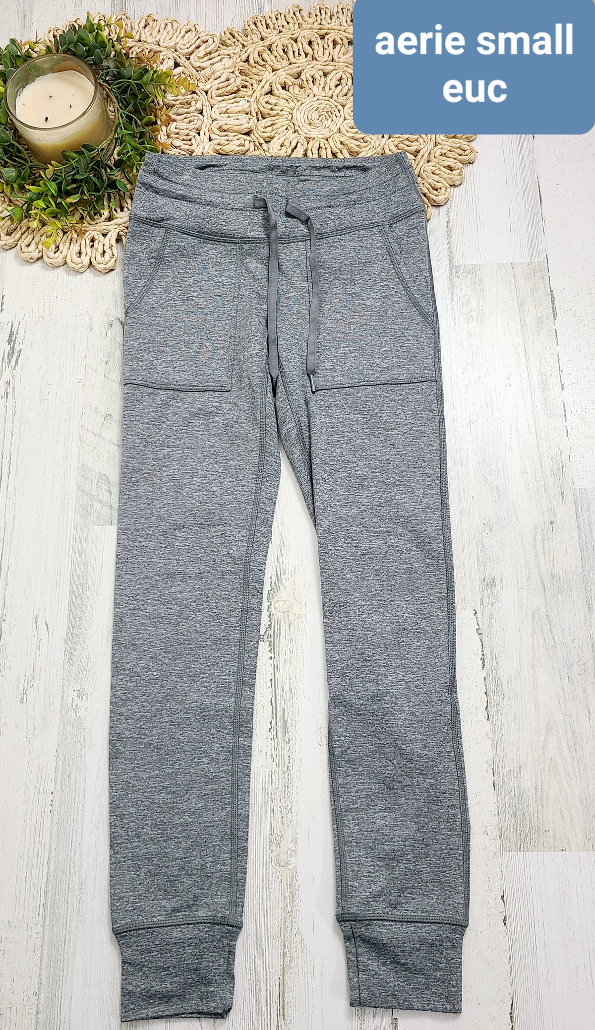 gray legging jogger aerie