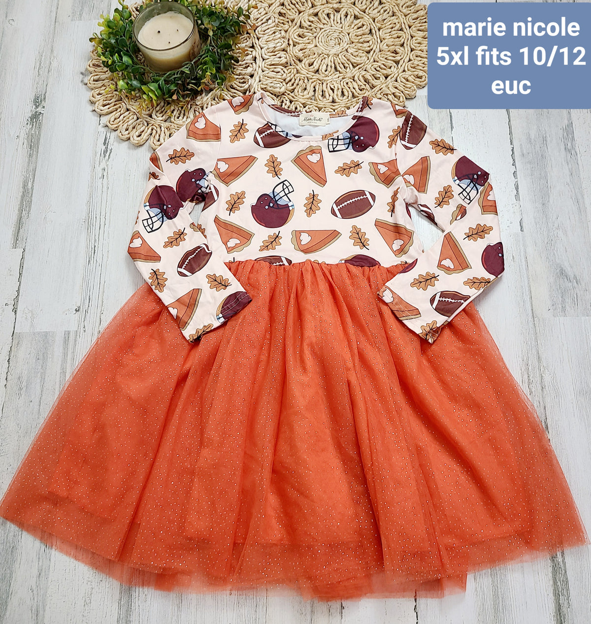 pumpkin pie and football dress