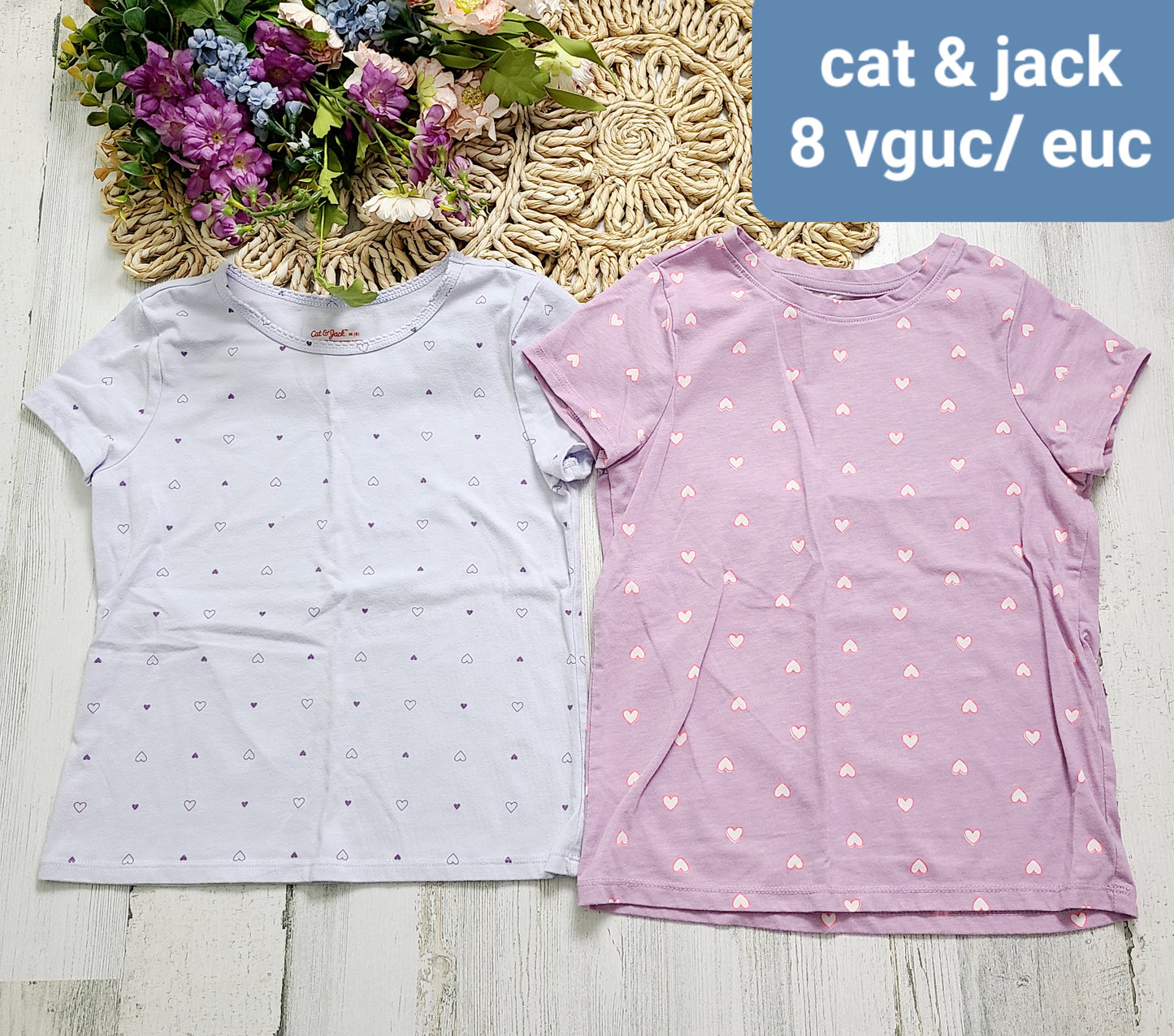 two heart tees cat&jack