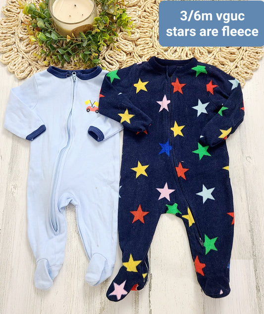 car racing and star pajamas