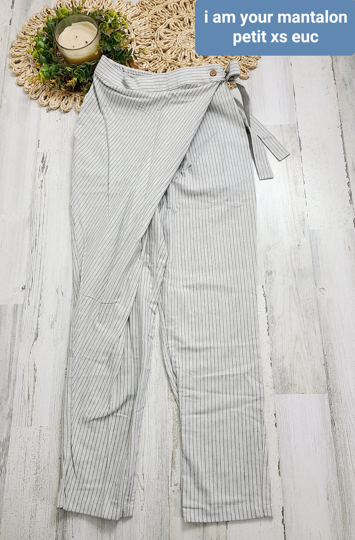 I am your mantalon light gray petite