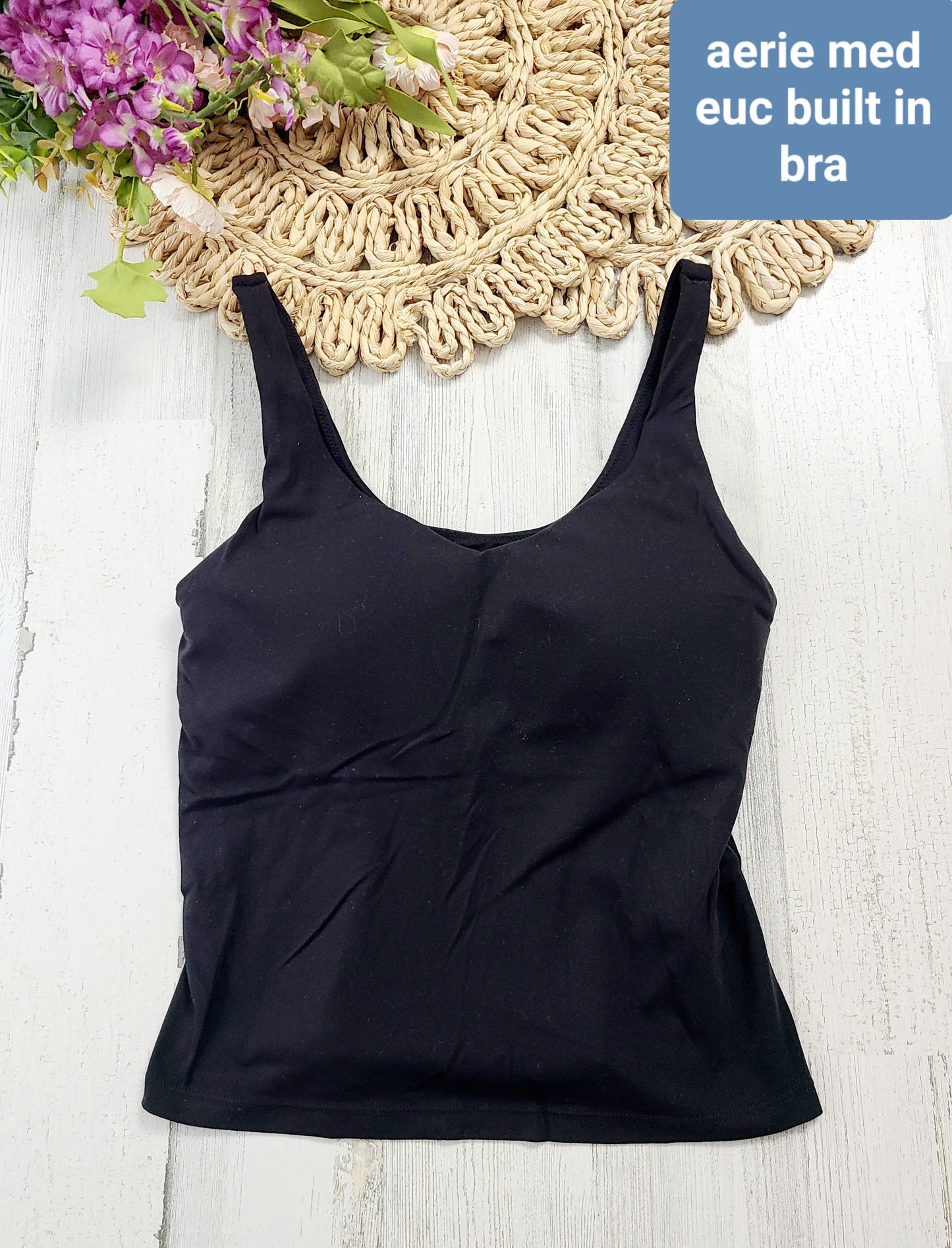 aerie tank with bra inside