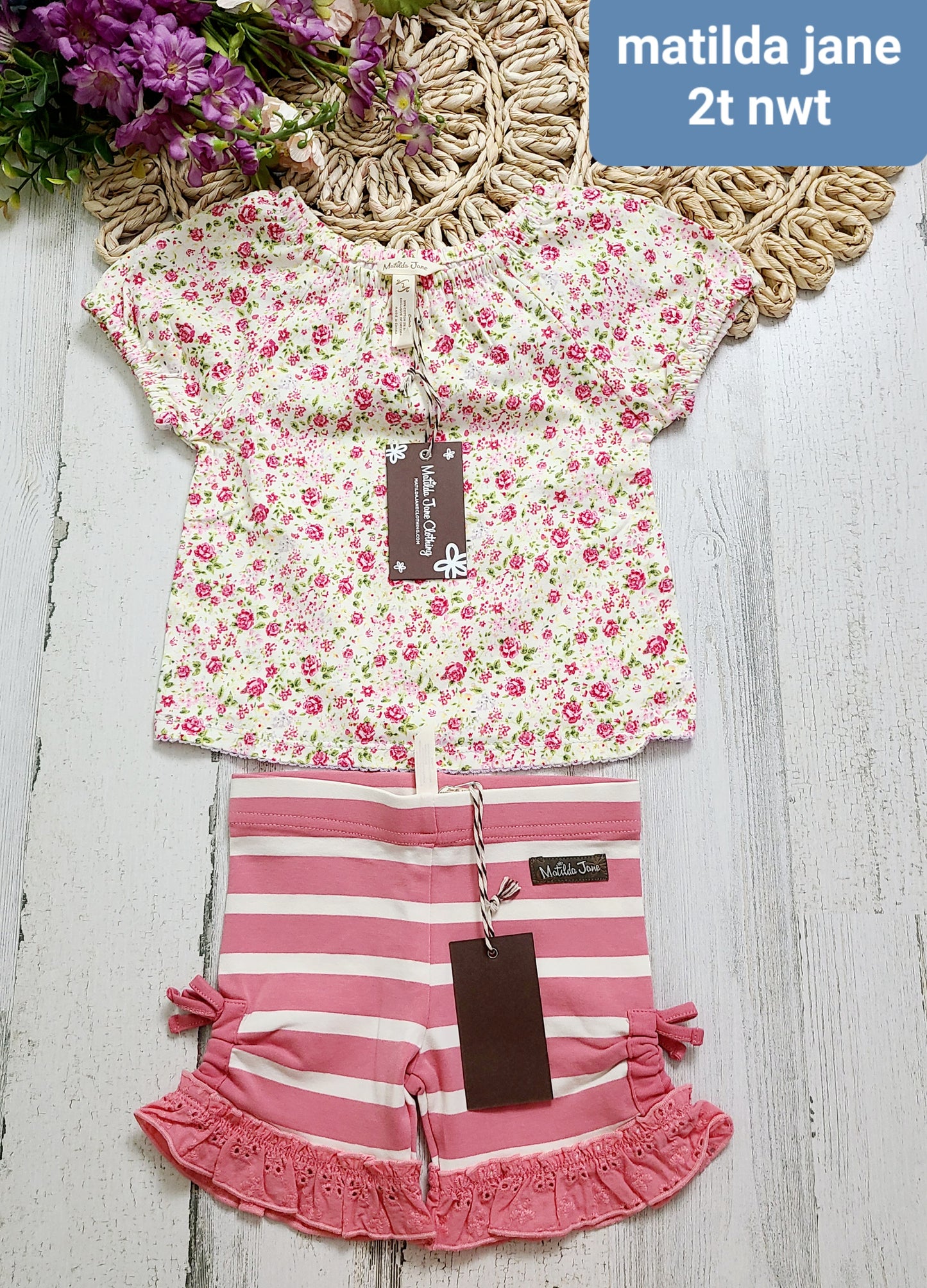 new matilda jane floral stripes