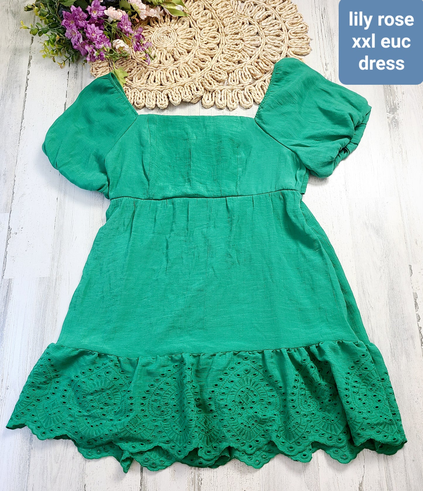 lily rose jade green dress
