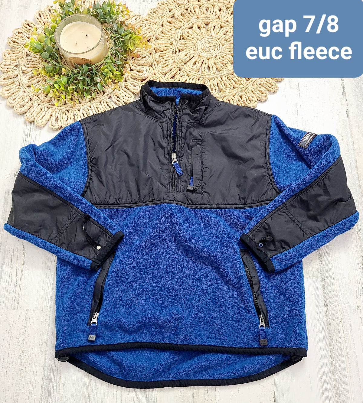 blue fleece gap jacket