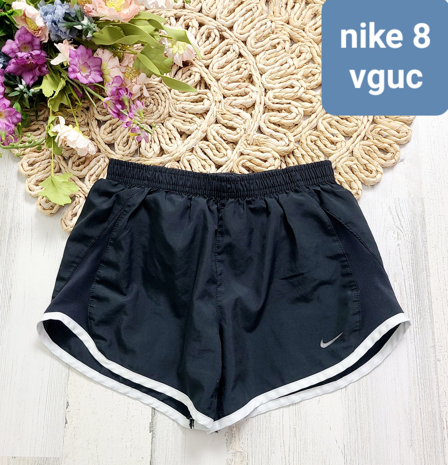 black active shorts nike 8y