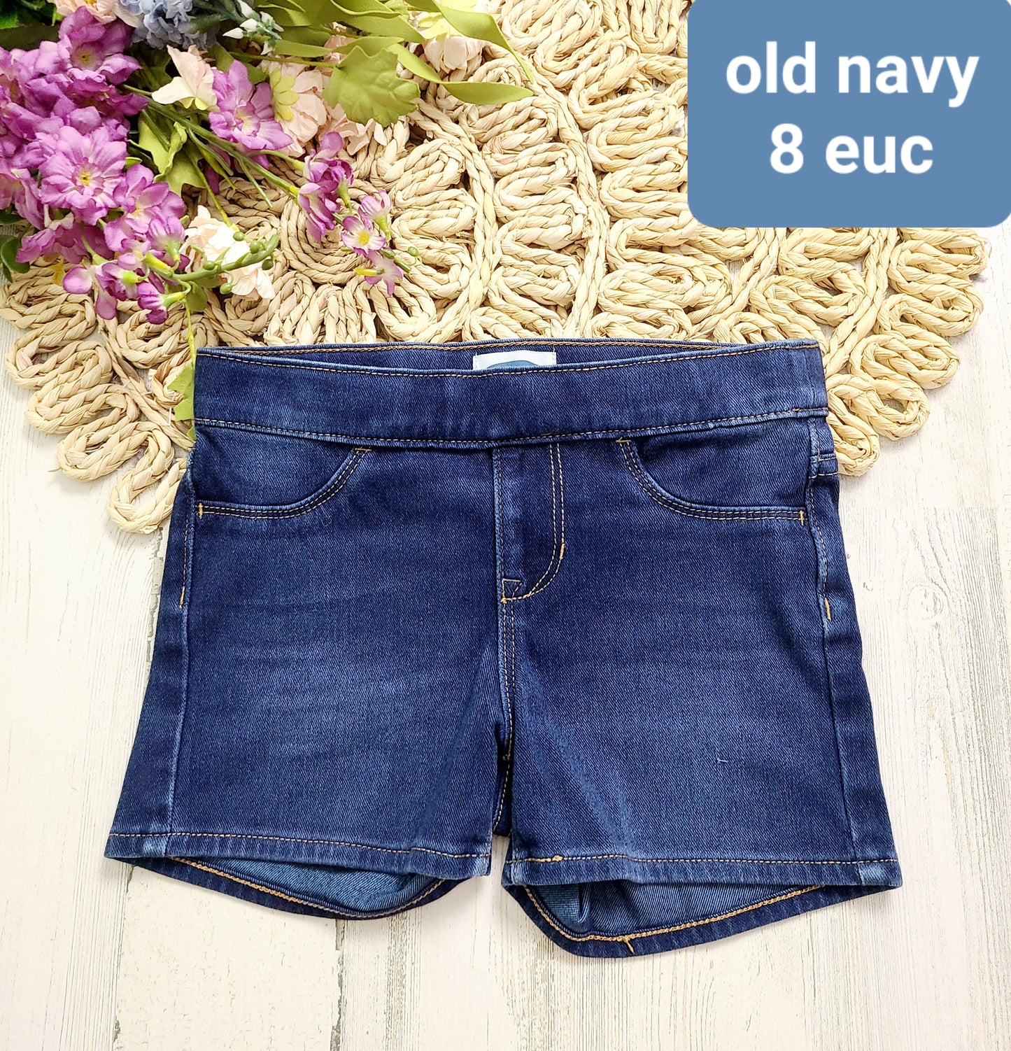 old navy elastic waist girls shorts