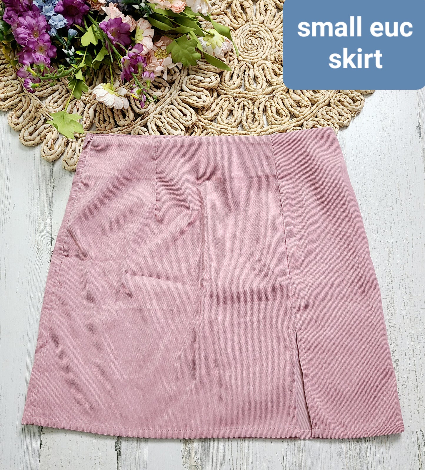 pink shein skirt
