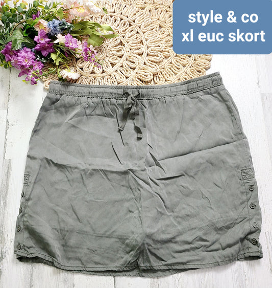 style & co skort xl
