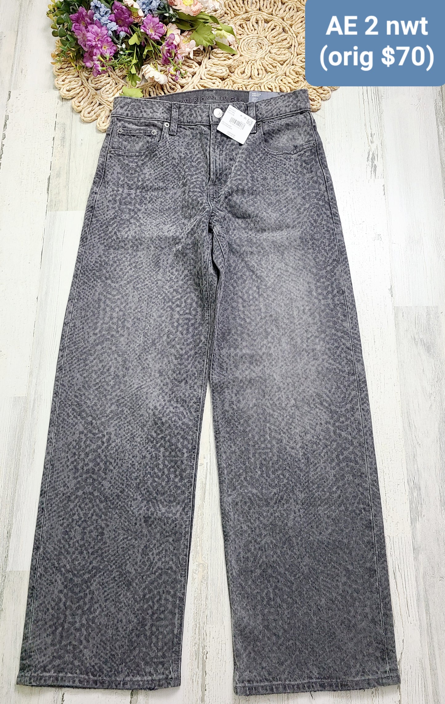 new gray ae jeans