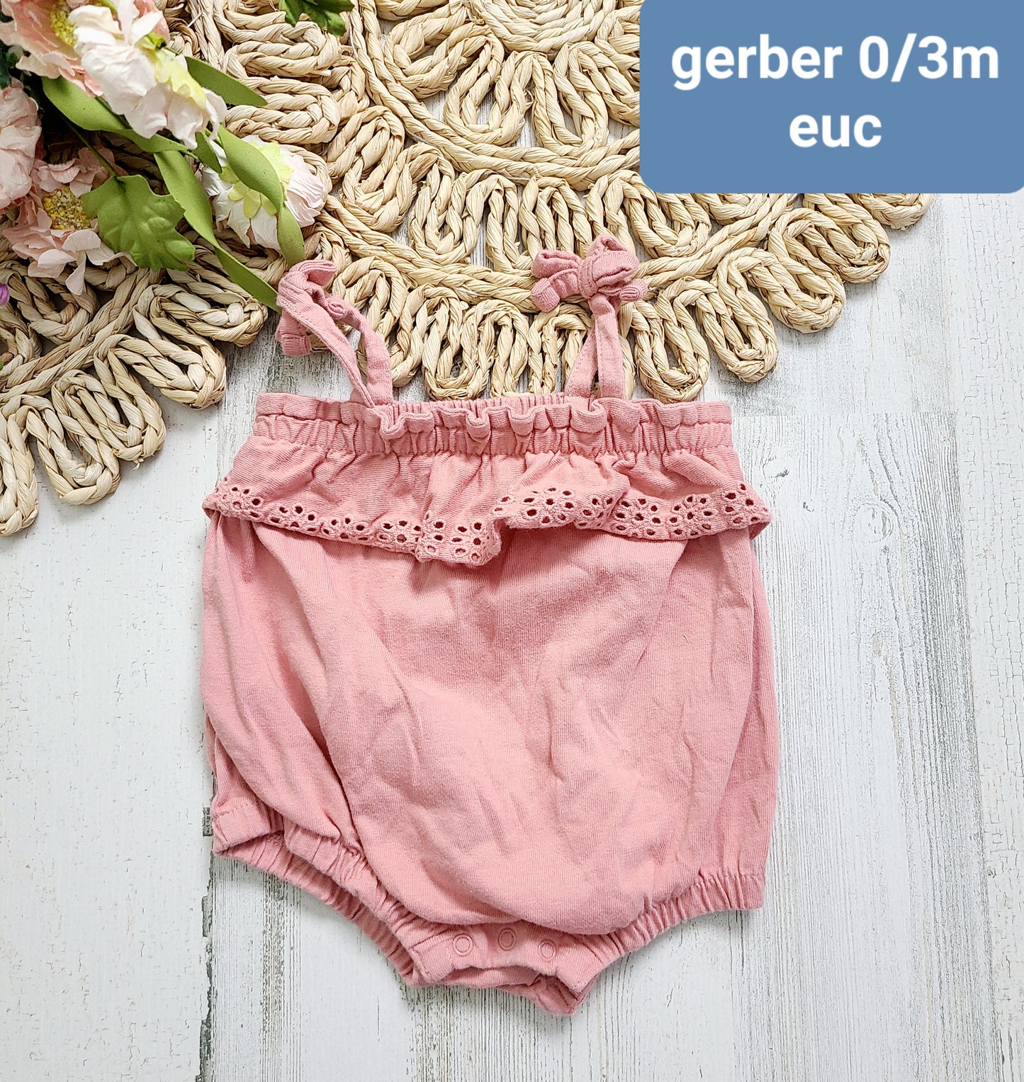 gerber eyelet romper