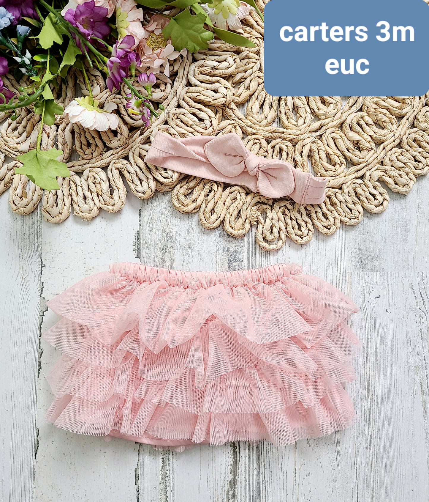 tutu skirt and headband carters