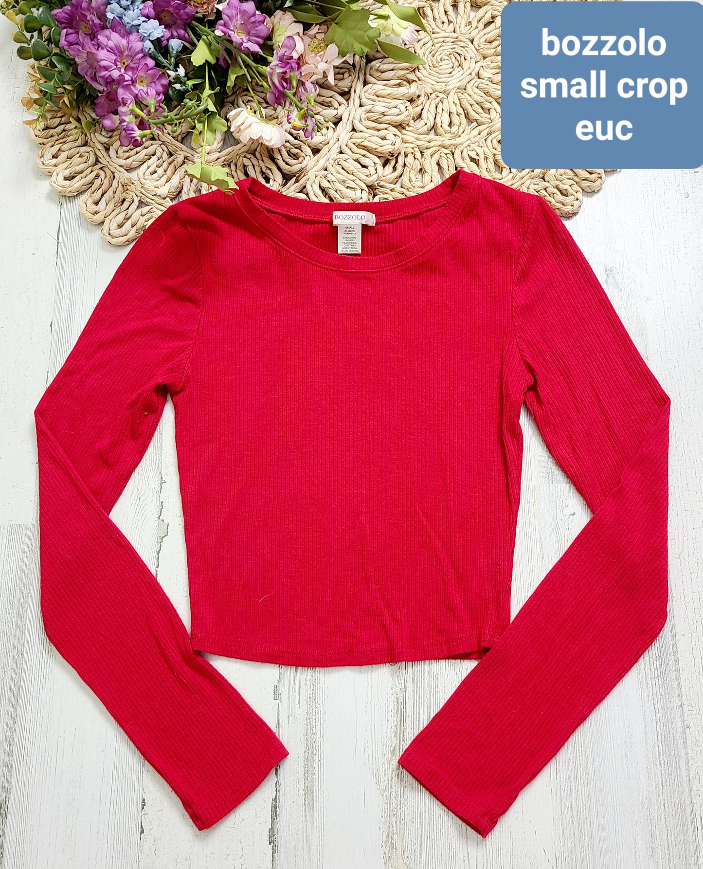 bozzolo long sleeve red