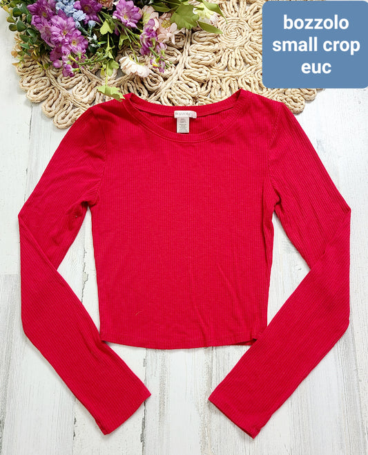 bozzolo long sleeve red