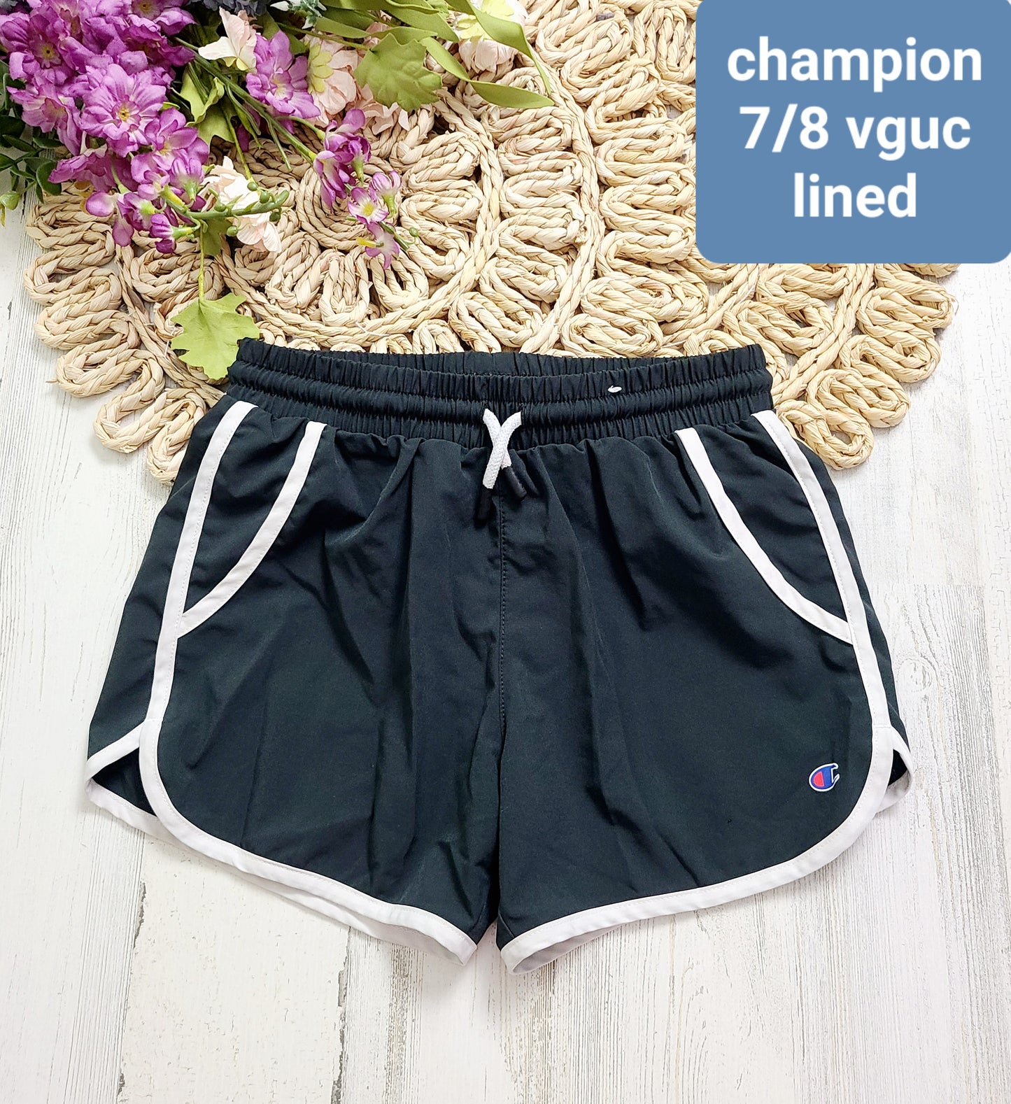 champion 7/8y shorts