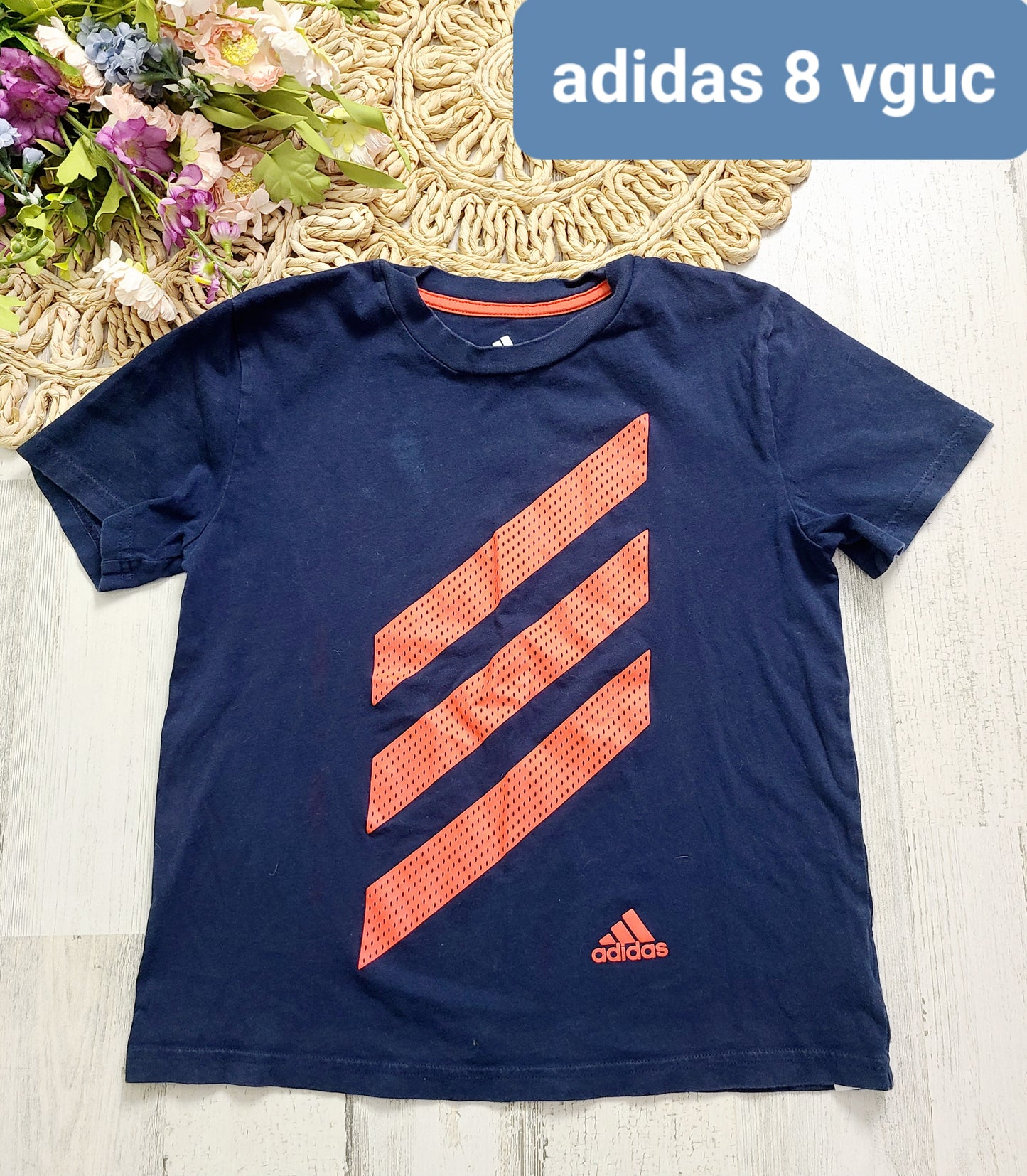 8y adidas tee