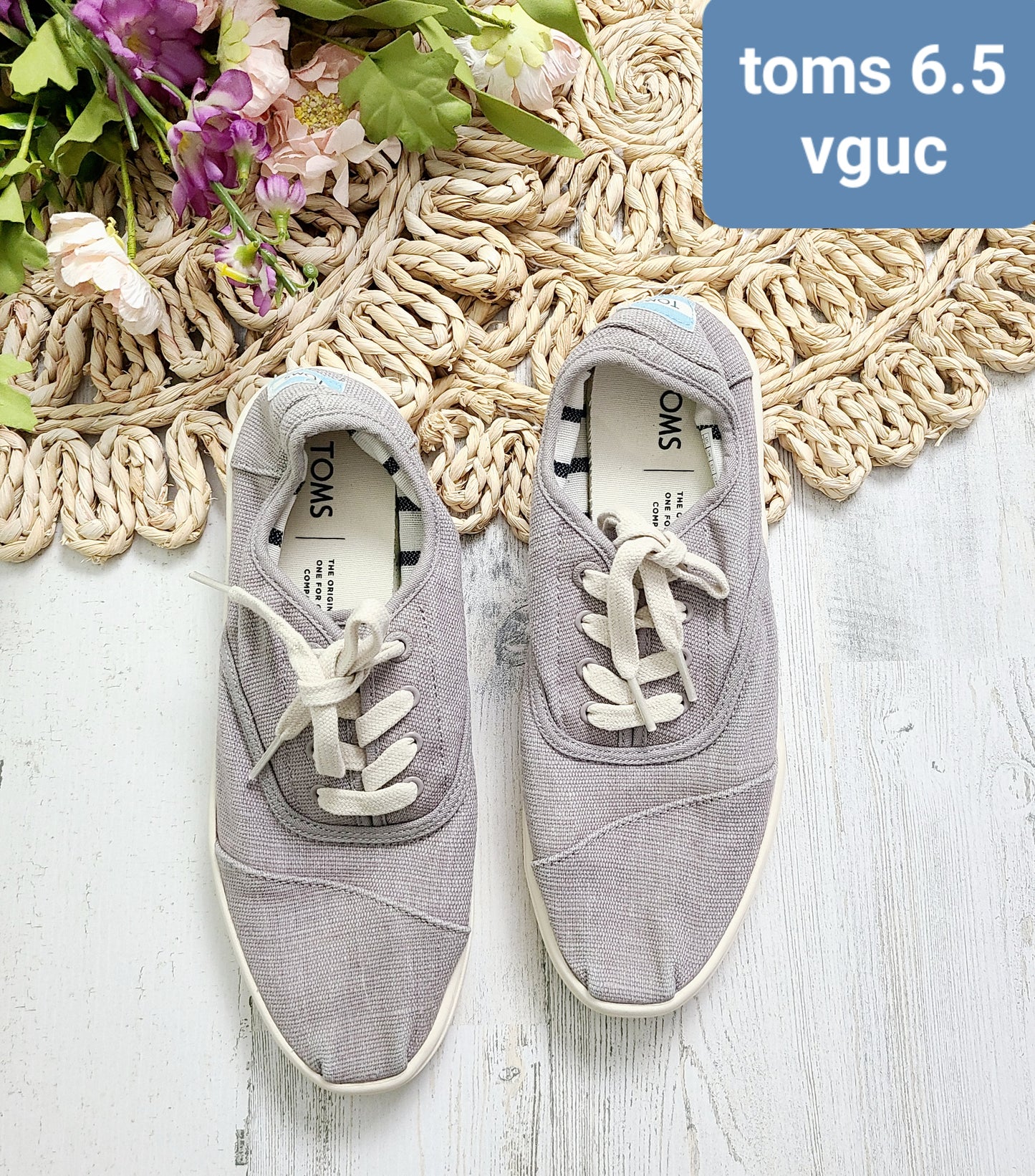 toms gray sneakers womens