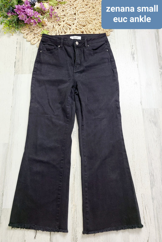 zenana black ankle jeans