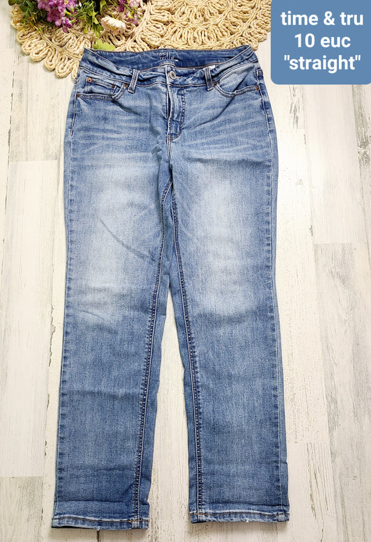 straight time & tru medium jeans